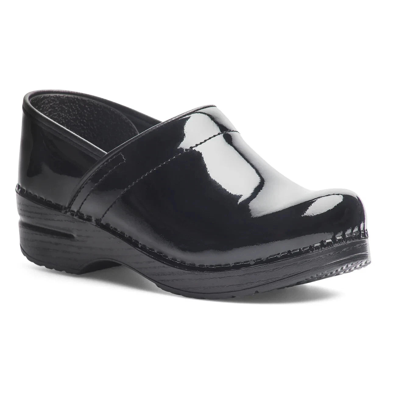 Dansko Women's Professional Black Patent Clogs - Size US 10.5-11 - EU 41