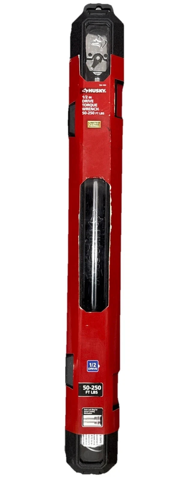 Husky 50 ft. /lbs. to 250 ft. /lbs. 1/2 in. Drive Torque Wrench - (564464)
