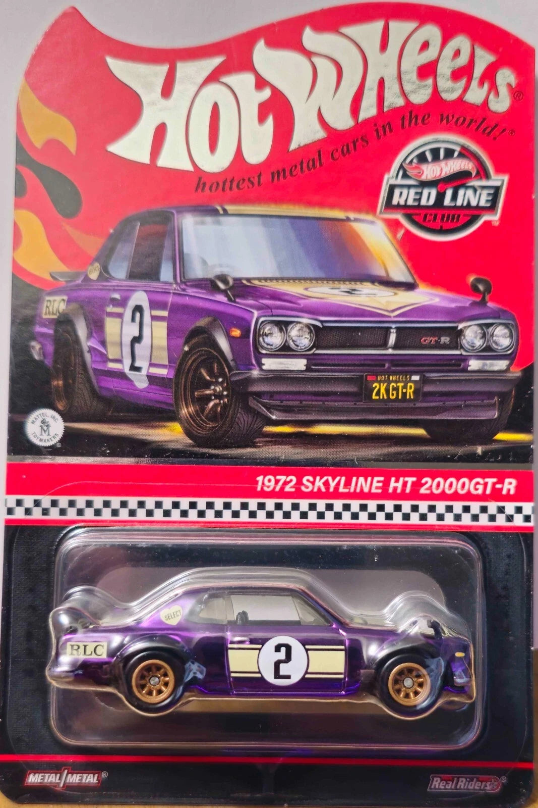 Hot Wheels, 1972 Skyline H/T 2000GT-R, 2023 Red Line Club, Selection car