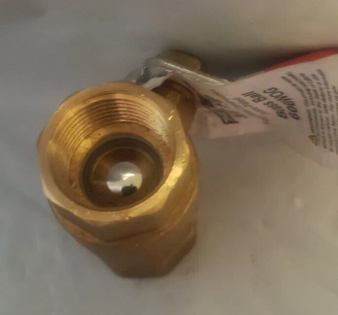 NEW - TheWorks 3/4 in. Brass FIP x FIP Threaded Full Port Ball Valve LFBV104