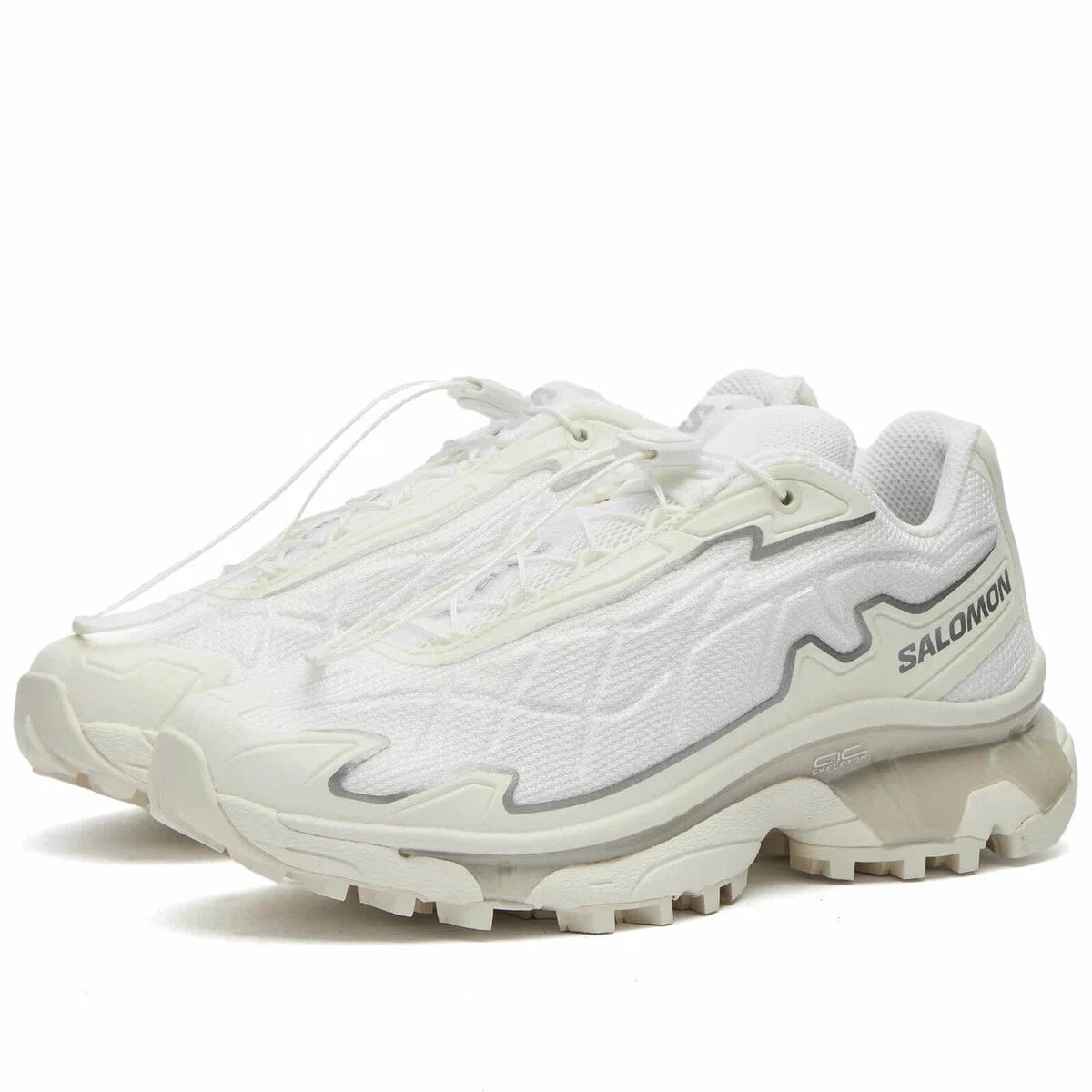 NEW - Salomon XT-Slate Vanilla Ice/White/FTW Silver -Unisex- US Men 5, Women 6