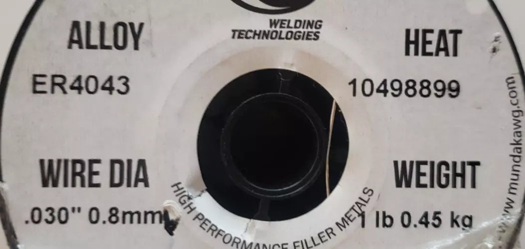 NEW - SUA ER4043 - MIG Aluminum Welding Wire - 1 Lb x 0.030"