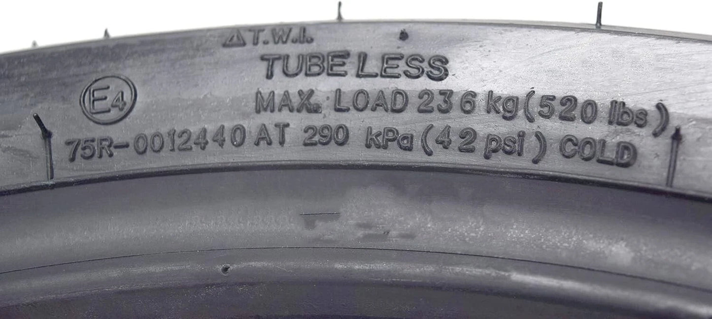NEW - Kenda Tires 120/70ZR17 (58W) TL - Front Motorcycle Tire