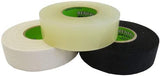 Renfrew Scapa Cloth Hockey Tape 3-Pack, Black & White Cloth, and Clear polyflex 1" x 25m