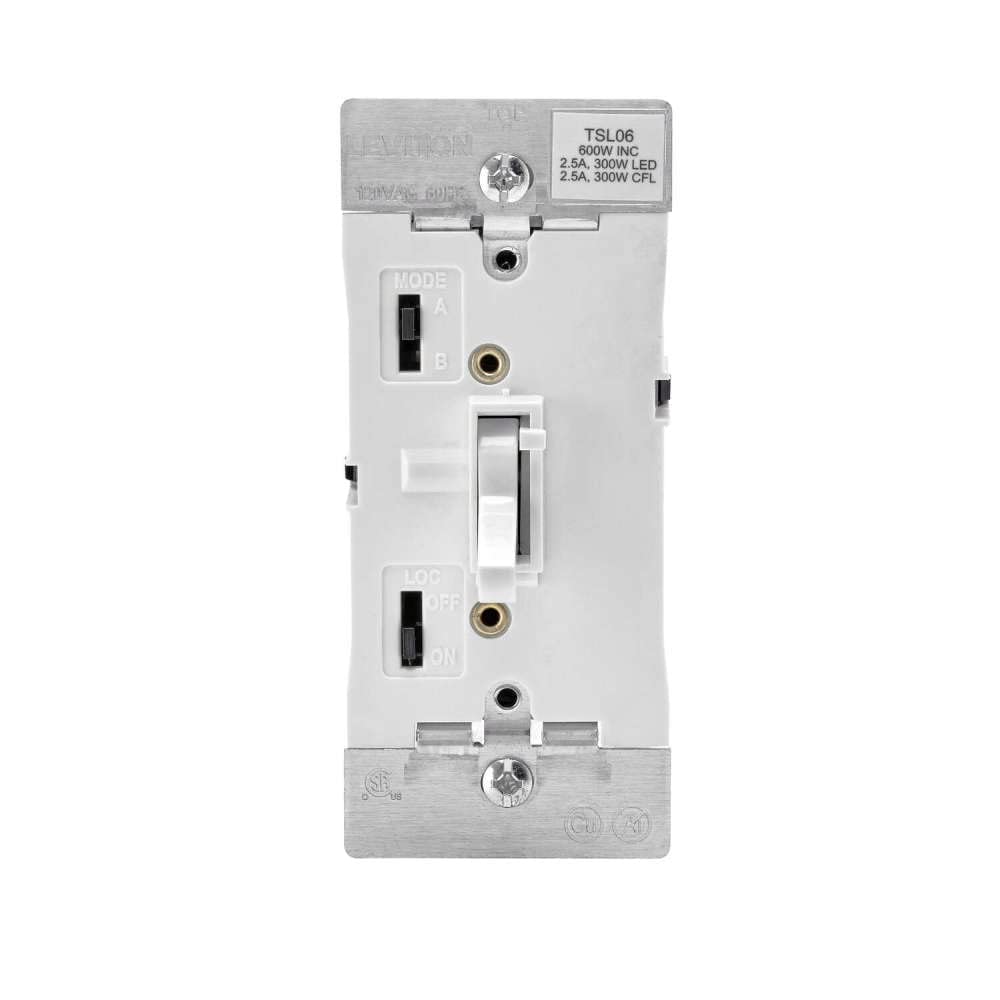 LEVITON MFG R02-TSL06-1KW Togglewhite