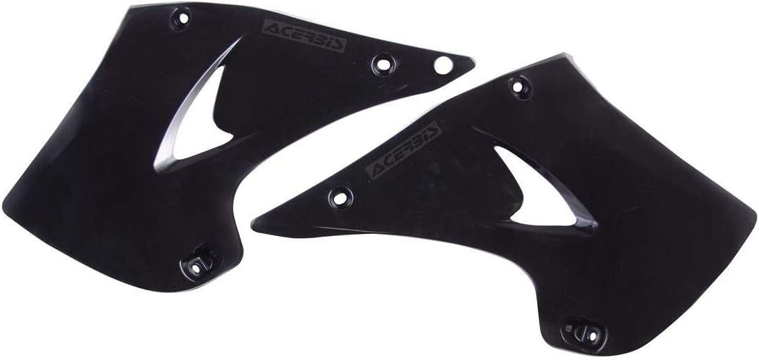 Acerbis Radiator Shroud Set (Black) for 03-07 Kawasaki KX250