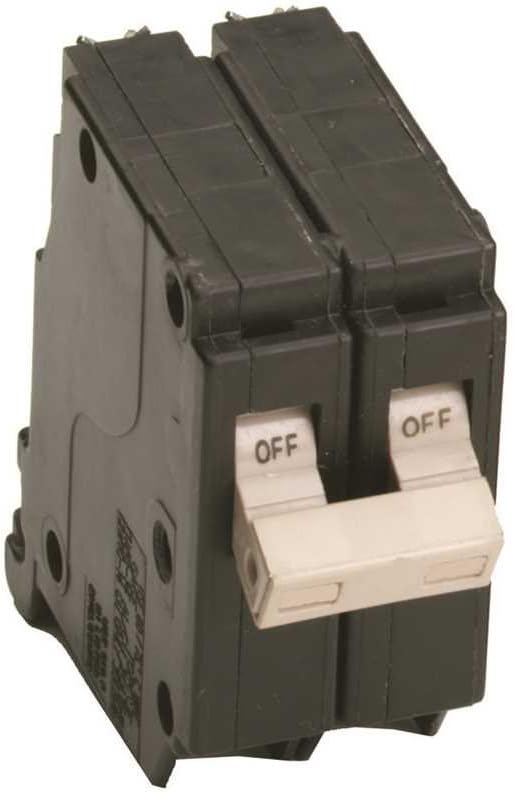 EATON CHF240 Series 40A DP Circ Breaker, No Size, Black