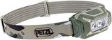 PETZL ARIA 2 RGB, Compact, Durable, Waterproof headlamp with White, red, Green and Blue Modes, 450 lumens, Camo