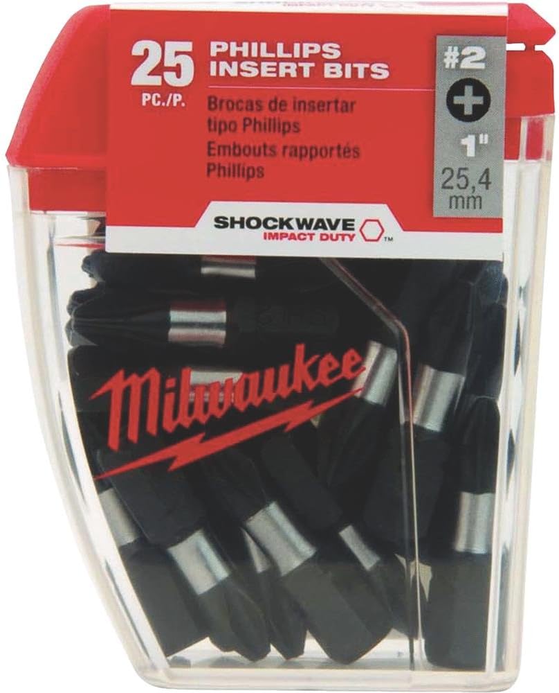 Milwaukee 48-32-4604 Shockwave Insert Bit # 2, 25-pack