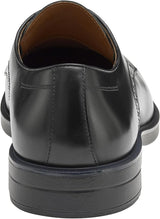 Johnston & Murphy Men's Ronan Plain Toe Black Smooth Full Grain 11.5 M US