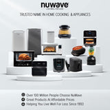 Nuwave Pro Chef Induction Cooktop, Portable, Large 8ﾔ Heating Coil, Temp Settings from 100ﾰF - 575ﾰF, Perfect for Commercial & Professional Settings, NSF-Certified, Shatter-Proof Ceramic Glass Surface