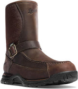 Danner Sharptail 10ﾔ Rear-Zip Hunting & Upland Hiking Boots for Men - Waterproof Full-Grain Leather & 900D Nylon with Gore-Tex & Traction Outsole, Dark Brown - 13 EE