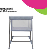 Cosco SleepAway Bassinet, Breathable mesh Sides Provide Increased air Flow and Keep Baby Cooler, Organic Waves