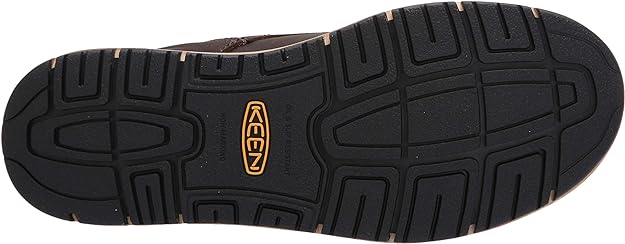 KEEN Utility Men's San Jose 6" Alloy Toe Waterproof Wedge Work Boots, Cascade Brown/Black, 11 Wide