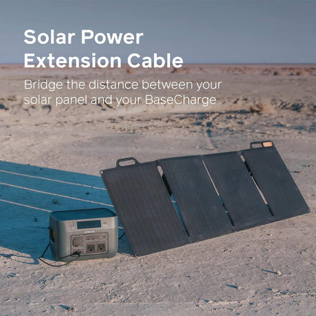 BioLite, Solar Power Extension Cable, Compatible BaseCharge Power Stations