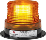 Federal Signal 220260-02 Firebolt LED Beacon, Class 2, Magnet Mount with Cigarette Plug and Amber Dome