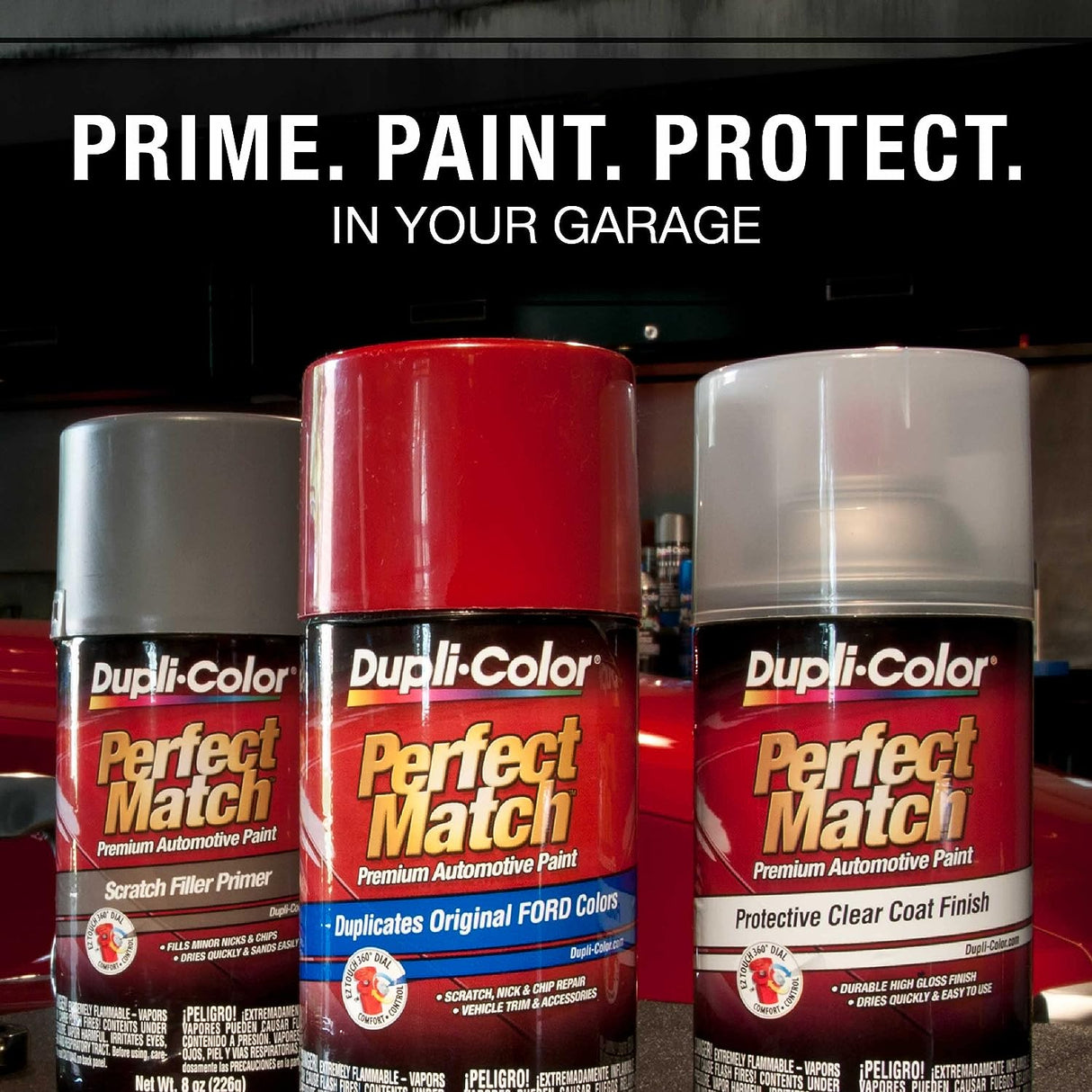 Dupli-Color EBCC04227 Perfect Match Automotive Spray Paint ﾖ Chrysler Intense Blue Pearl, PB3 ﾖ 8 oz. Aerosol Can