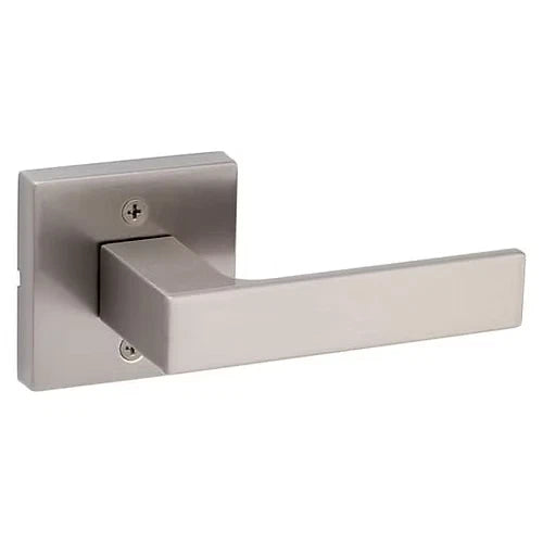 Kwikset Singapore Satin Nickel Reversible Square Straight Half Dummy Door Handle