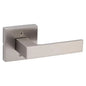 Kwikset Singapore Satin Nickel Reversible Square Straight Half Dummy Door Handle