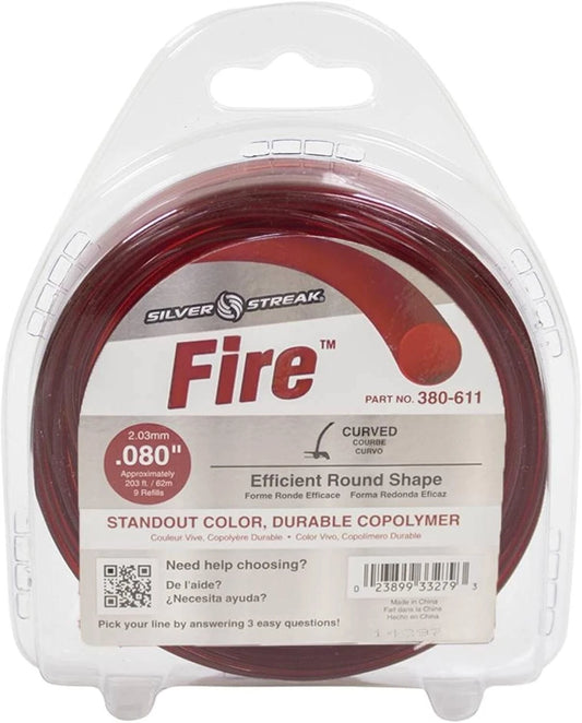 NEW STENS 380-611 Silver Streak Trimmer Line 203 Foot by .080-Inch--1/2 lb Donut