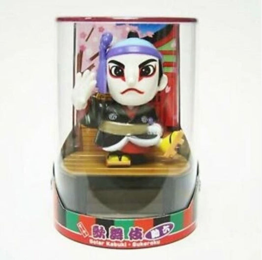 NEW Santa Solar Figurine Japanese Kabuki Sukeroku Actor