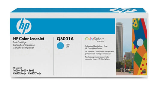 HP 124A Q6001A Cyan Toner Cartridge For Hp LaserJet 1600 2600 2605 CM1015 mfp