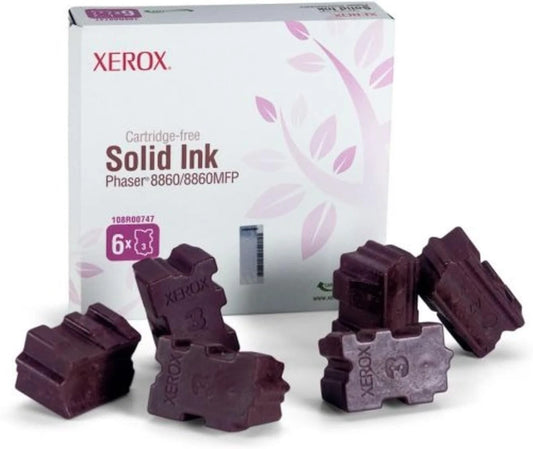 Xerox Phaser 8860/8860 MFP Magenta Solid-Ink - 6 Sticks - 108R00747