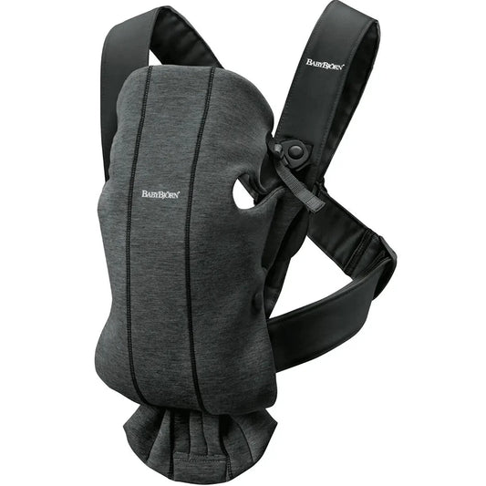 BabyBjörn Baby Carrier Mini Jersey - Charcoal Gray