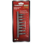 (8-Pk) Husky Metric Hex Bit Socket Set 1/4" Drive H4DMMHEX8PC