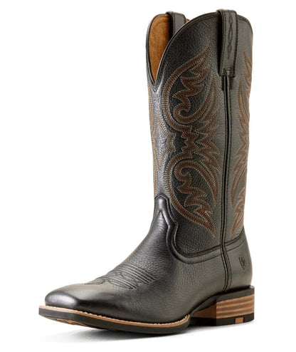 Ariat Men's Black Carbon Ricochet Cowboy Boot Size 13