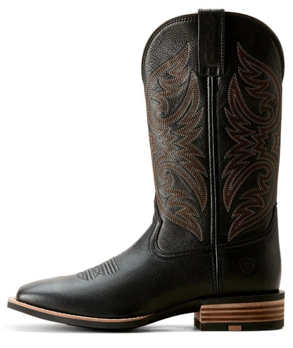 Ariat Men's Black Carbon Ricochet Cowboy Boot Size 13
