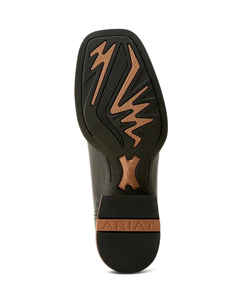 Ariat Men's Black Carbon Ricochet Cowboy Boot Size 13