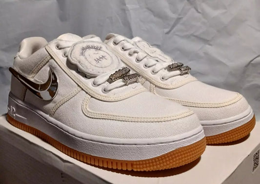 New 2017 Nike Air Force 1 Low Travis Scott AF100 OG White Size 10.5