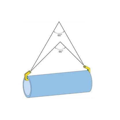 LiftingGear.UK QH Horizontal Clamp With Protection 3 Ton Jaw Opening 0-40mm 3Ton