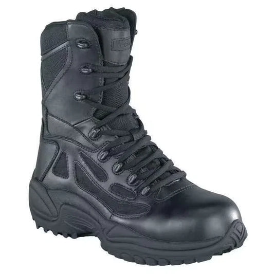 Reebok Rapid Response, Men's 8in Comp. Toe Tactical Boots, Black, 13 M, RB8874 | eBay