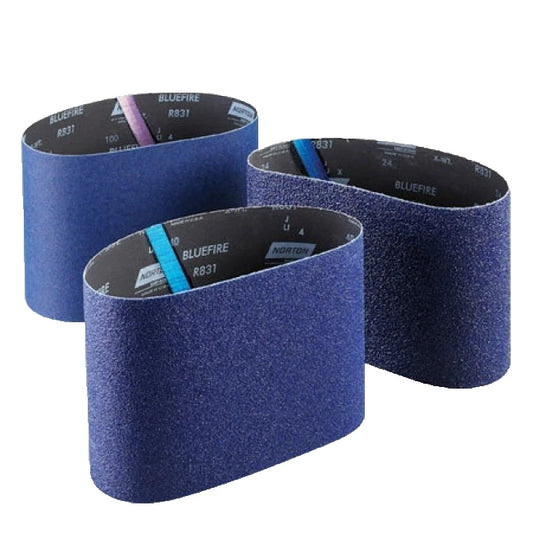 Norton BlueFire R831 19971 7-7/8 X29-1/2 Floor Sander Belt 60 Grit 10 Pack
