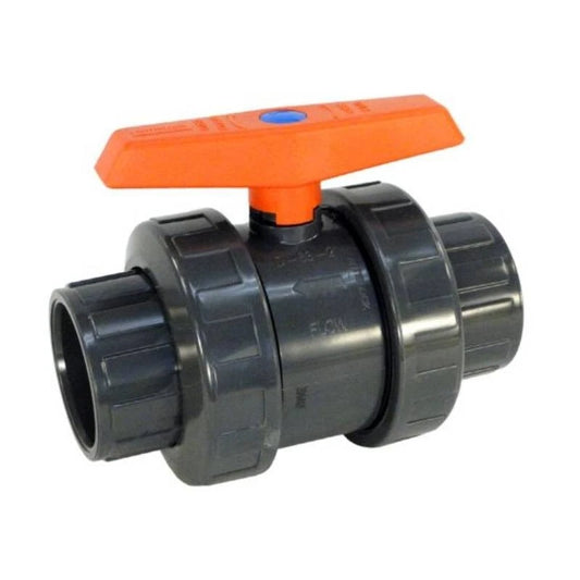 Astral 6622 True Union Ball Valve, 2 In. Socket, 2-Way, PVC