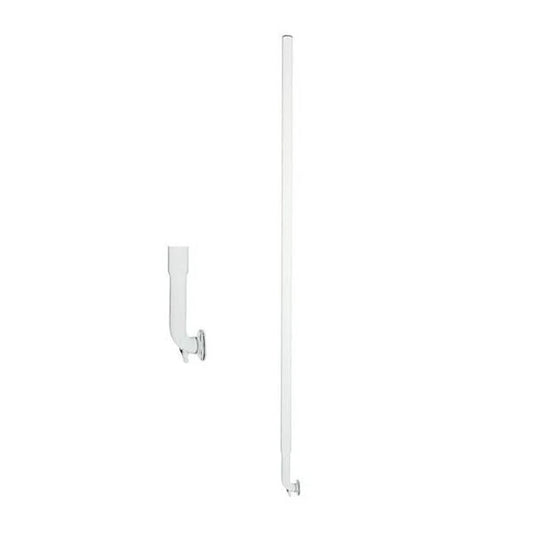 Chemglass 10mm O.D. Stirrer Shaft, Polished, Button Style, 600 OAL - CG-2079-03