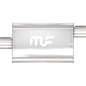 MagnaFlow Performance Exhaust Muffler 11225 Stainless Steel, Satin Finish
