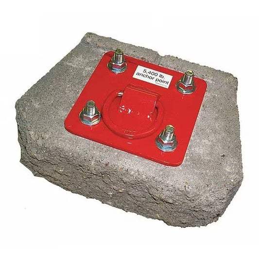 3M PRO Concrete D-ring Anchorage Plate Fall Protection AJ720A