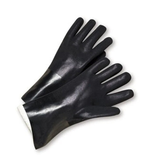 NEW Rough Grip Jersey Lined PVC 12" Gloves - J1027RF - 12 Pack