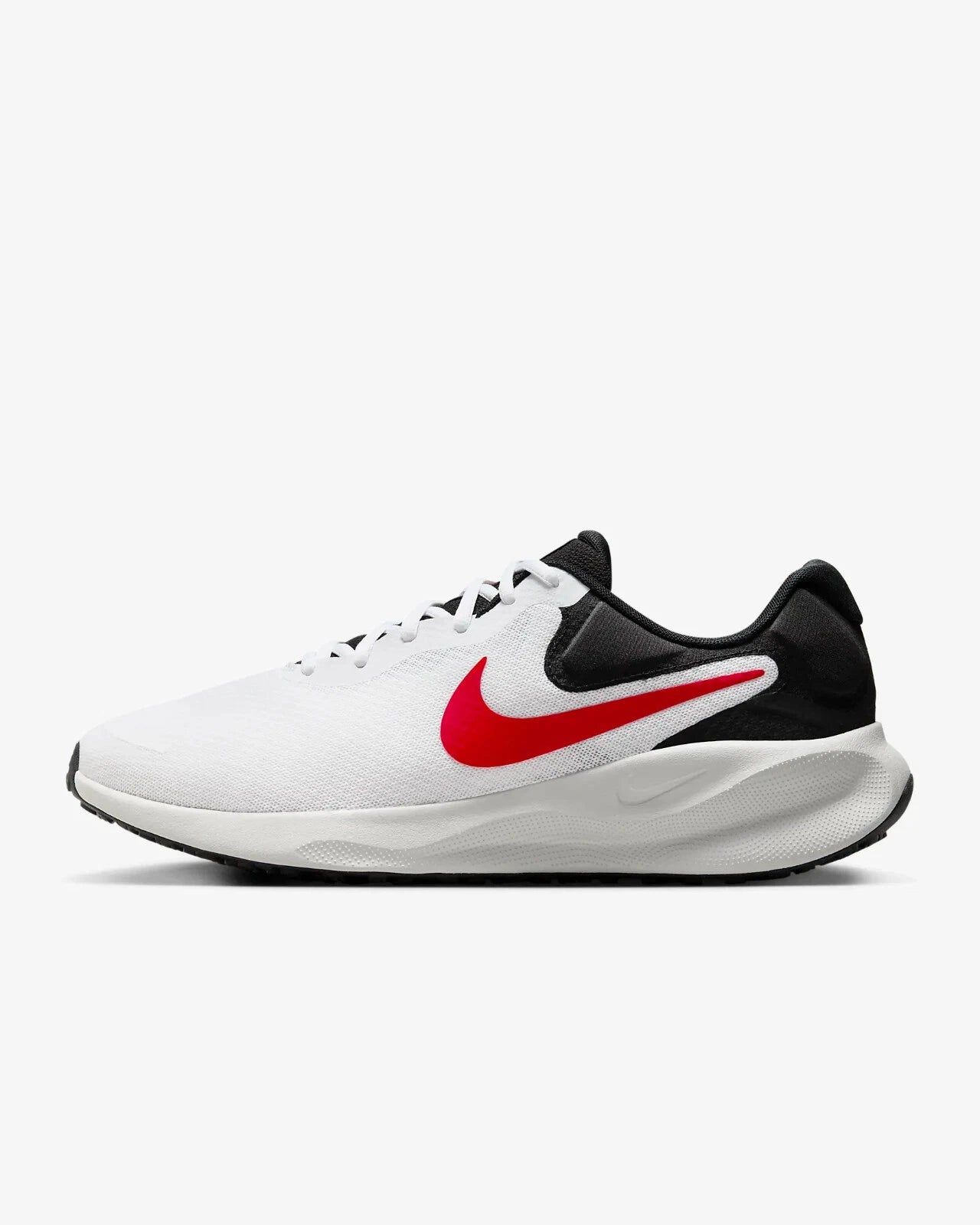 NEW Nike Revolution 7 Running Shoes, FB2207-102, Mens 11, White Fire Red