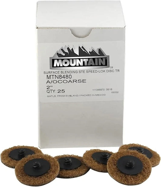 MTN8480 Mountain Disc Surface Prep 2in Course 25/box