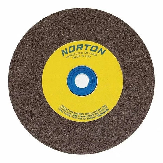 Norton Gemini Grinding Wheel 88285 - 8" x 1" Brown Aluminum Oxide 60 Grit Type 1
