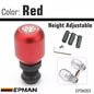 NEW EPMAN Universal Aluminum Height Adjustable Shift Knob, RED, FREE SHIPPING