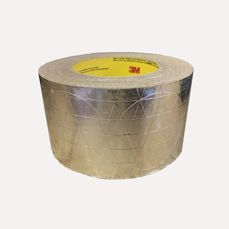 3M Roll Of UL Tape W/500 Aluminum Duct Tape, 4 Inch Tape Disc