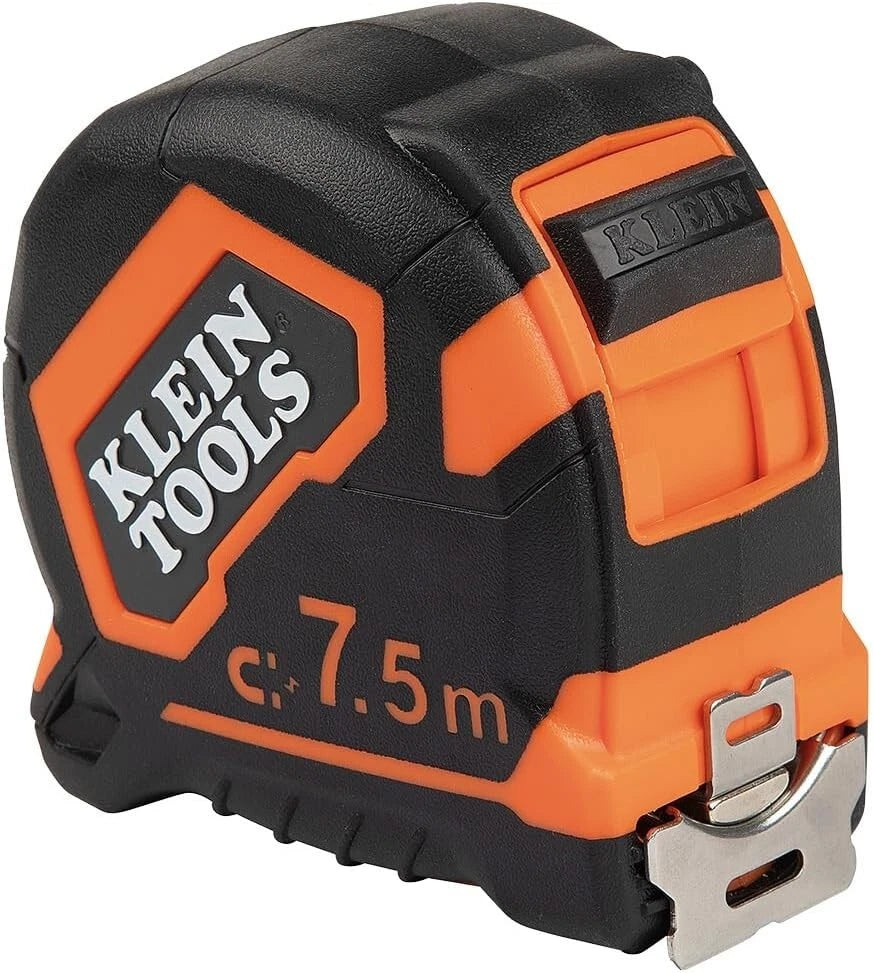 Klein Tools 9375 Tape Measure, 7.5-Meter Magnetic Double-Hook
