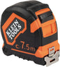 Klein Tools 9375 Tape Measure, 7.5-Meter Magnetic Double-Hook