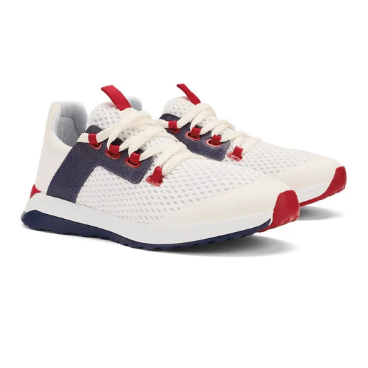 Olukai Wailuku Women’s Athletic Shoes White/Navy Size 9