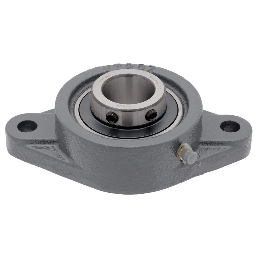 [Qty.2] UCFT207-20 2-Bolt Flange Bearing Unit w/ Set-Screw Lock [1-1/4" Bore]